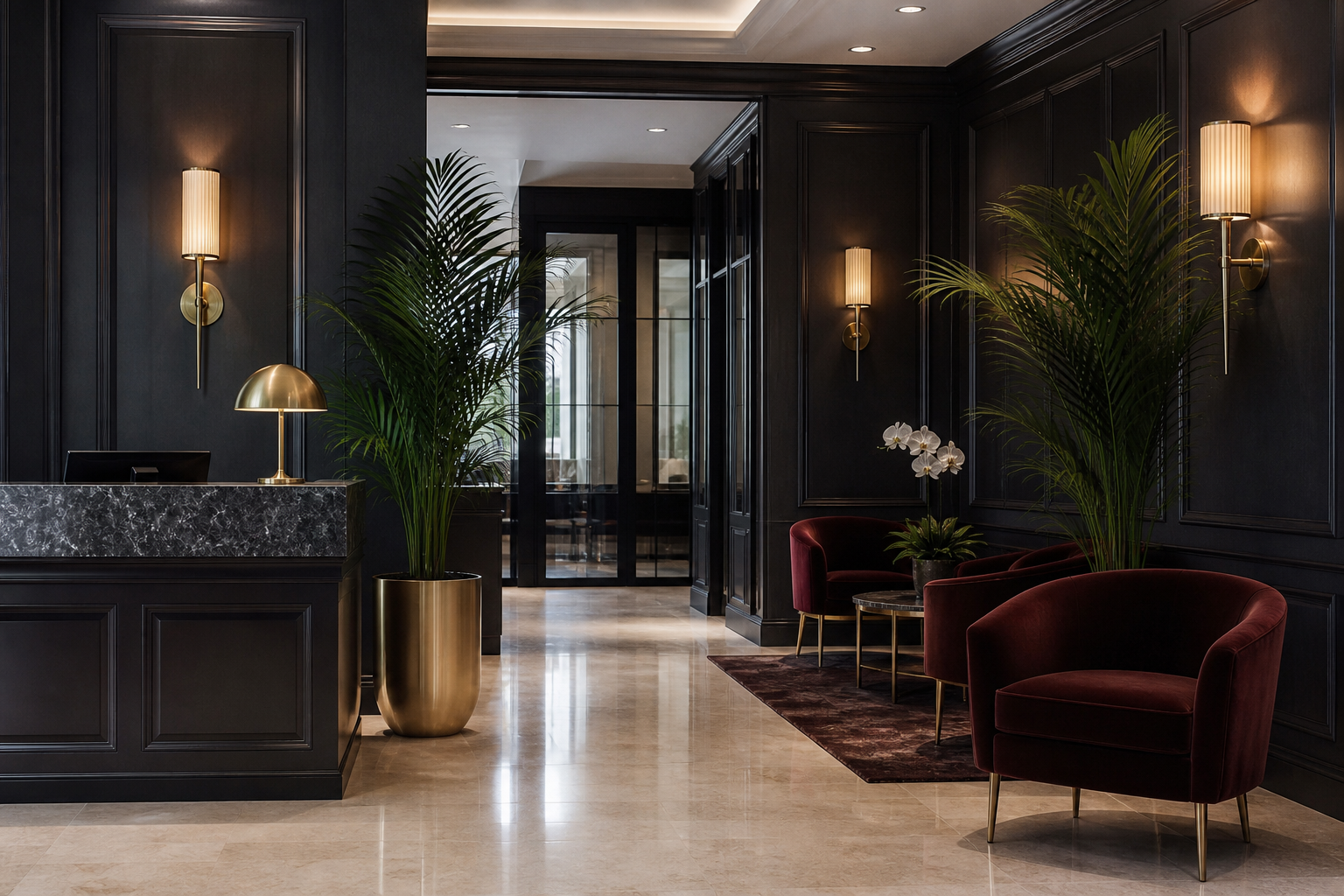 Reception of a professional legal chambers